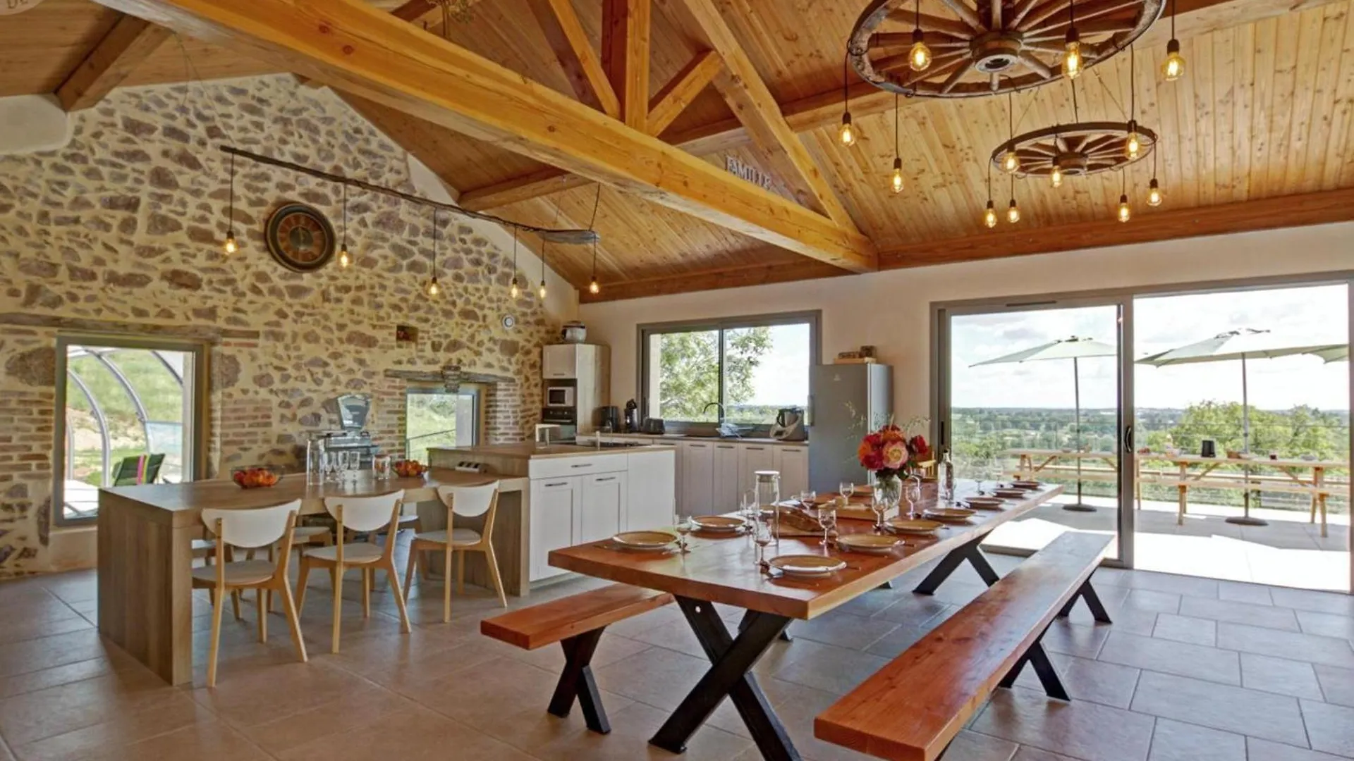 Grande Maison Renovee Avec Piscine Chauffee, Salle De Jeux, Pour 14 Pers. A Sail-Les-Bains - Fr-1-496-301 Holiday home